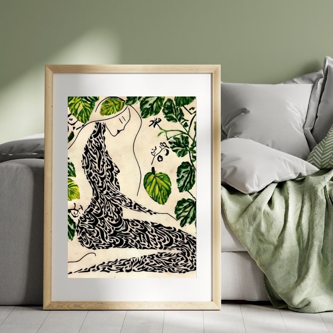 Poster "Pray for Peace" (green)