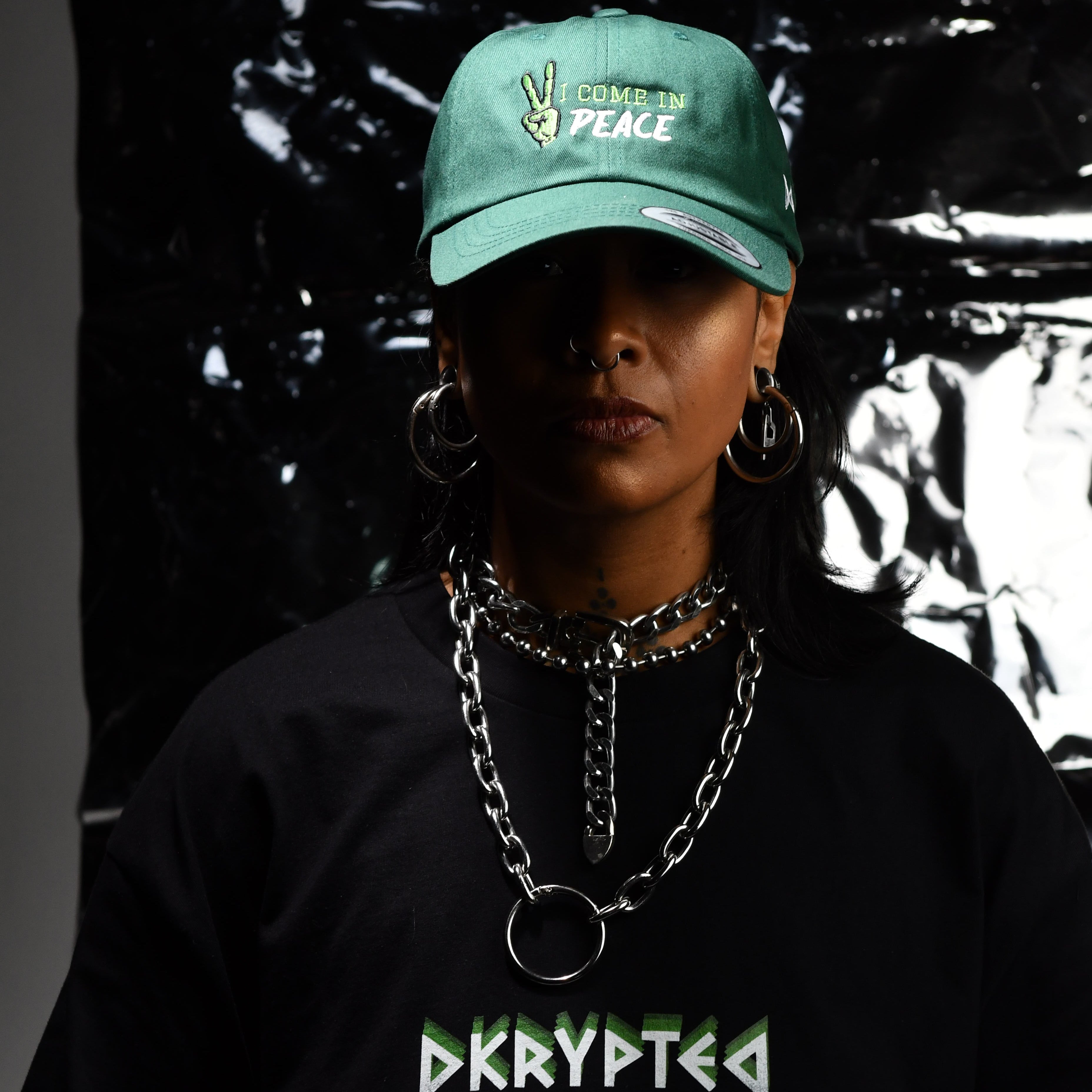 "I Come In Peace" Cap