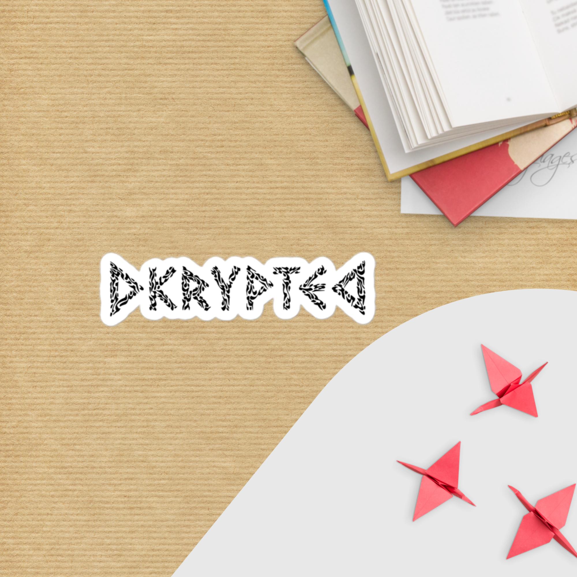 DKRYPTED Encoded sticker